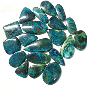Cabujón de piedras preciosas Shattuckite de alta calidad, piedra preciosa Natural Shattuckite verde suelta, precio al por mayor certificado IGI - Product Image 2
