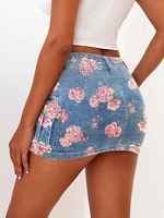 Jupe en jean mi-longue décontractée pour filles, nouveau style, taille empire, en tissu respirant Spandex/Polyester, haute qualité, couleur estivale, vente en gros