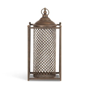 โคมไฟหลุมฝังศพอลูมิเนียมที่มีแม่ลายใบไม้ออกแบบสีได้เองทั้งในร่มและกลางแจ้งบ้านและสวนฟ้าผ่าดีไซน์คลาสสิก - Product Image 1