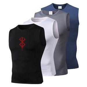 <b>Men's</b> Summer Sports <b>Vest</b> Quick-Drying Breathable Sleeveless T-Shirt for Running Basketball <b>Training</b> Fitness & Gym <b>Training</b> - Product Image 1