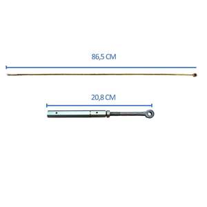 Tige de réglage du frein de stationnement courte pour Ford Transit (expédition depuis le fabricant turc) Code produit: HB2208 - Product Image 2