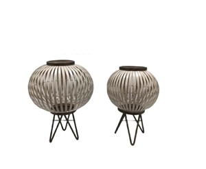 Bougeoir rétro en fer forgé maroc bougeoir en métal de bureau à la maison avec des bougies expédiées - Product Image 6