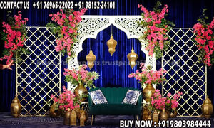 Écran de panneaux laser en métal abordable pour mariage musulman personnalisé tendance pliable cadres d'écrans en métal de mariage événement de Malaisie - Product Image 4