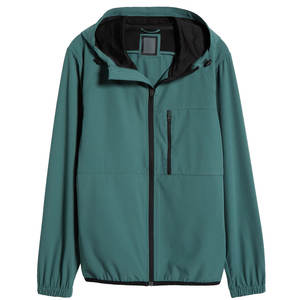 Chaqueta cortavientos personalizada para hombre con cremallera impermeable a prueba de viento diseño de moda chaqueta cortavientos con logotipo personalizado - Product Image 5