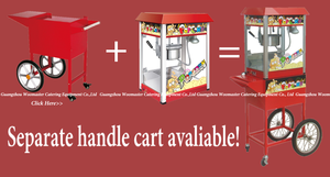 WOOMASTER <span class=keywords><strong>Machine</strong></span> à Popcorn Électrique Commerciale 1440W, Cuve 60OZ, Multi-tension, Garantie 1 An, Nouveau Chariot à Main pour Boulangeries et Événements - Product Image 6