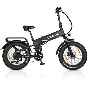 Bicicleta Eléctrica VARUN S20-1 de Aluminio, Versión Premium, 7 Velocidades, Plegable, Batería de Litio Integrada, Motor de Cubo Trasero sin Escobillas, Velocidad Máxima de 25 km/h - Product Image 4