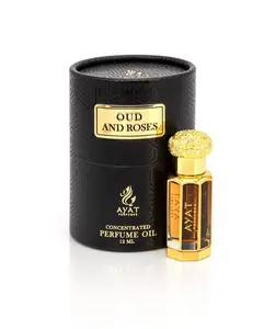 Parfum Huile OUD ET ROSES 12ML (Collection Tola) par Ayat parfums parfums huile arabe parfums attar oud fragrance's