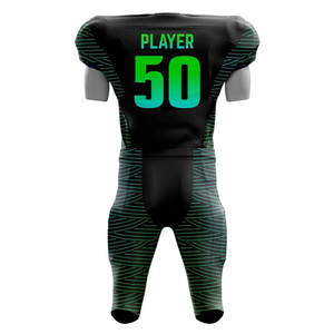 Ropa deportiva cómoda Uniforme de fútbol americano Bajo MOQ Logotipo personalizado Uniforme de fútbol americano para jóvenes Alta calidad con OEM - Product Image 3