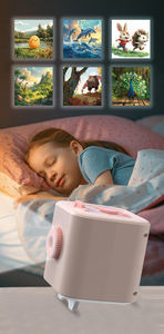 Proyector de Cuentos Interactivo Educativo para Niños, Libro Todo en Uno, Discos de Cuentos Portátiles, Soporte Multilingüe para una Experiencia Atractiva - Product Image 6