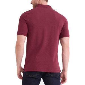 Logotipo personalizado 100% algodón de manga corta para hombre para camisas de polo Diseño de marca que absorbe la humedad Ropa de golf Lisa para Polo - Product Image 3