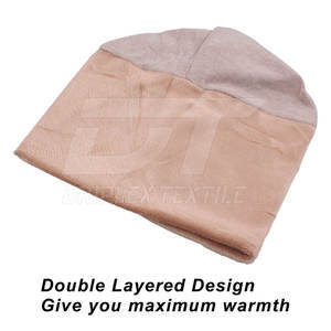 หมวกบีนนี่ออกแบบโลโก้ของคุณเองหมวกบีนนี่หมวกผ้าแจ็คการ์ดที่ทนทาน - Product Image 2