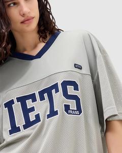 Maillot de football 100% polyester, col rond, imprimé logo, chemise d'été, manches courtes, coupe décontractée pour femmes - Product Image 3