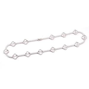 Bijoux fins Hip Hop Bling en argent sterling 925, testé au diamant, VVS, chaîne en moissanite à quatre feuilles pour hommes - Product Image 1