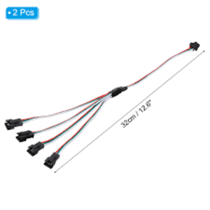 Harnes kabel distribusi sinyal & daya pria dan wanita, XT30 (2 + 2) untuk adaptor kawat konektor Multi-ESC FPV - Product Image 2