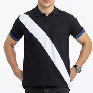 Polos transpirables de color sólido con logotipo personalizado de nuevo diseño de Venta caliente para ropa informal de hombre - Product Image 2