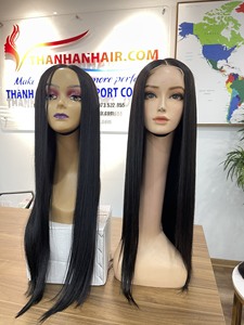 Perruques cheveux raides cuticules naturelles vietnamiennes alignées extensions de cheveux humains vierges couleur naturelle pour femmes noires - Product Image 4