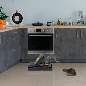 Piège à souris durable en polystyrène de haute qualité avec puissant piège à rats à ressort en acier inoxydable pour l'extérieur