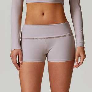 Ropa deportiva holgada de verano para mujer, pantalones cortos de 2 piezas para entrenamiento, correr, gimnasio, pantalones cortos de Yoga - Product Image 5