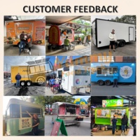 Camión de Comida Personalizado, Remolque de Comida Móvil, Carritos de Cerveza, Helados y Café para Exteriores, Remolques de Comida Totalmente Equipados
