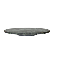 Drehbarer Marmor Lazy Susan Esstisch Luxus Esstische aus weißem Marmor Runde Form Plattenspieler Marmor tische