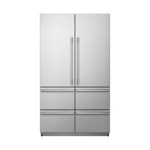 Refrigerador de Acero Inoxidable Empotrado con Puerta Francesa de 48 Pulgadas, Sin Escarcha, Eléctrico, Solar, Portátil, para Uso Doméstico, con Compresor Usado - Product Image 5