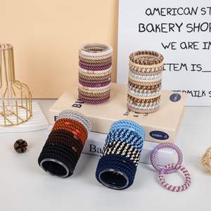 Élastiques à <span class=keywords><strong>cheveux</strong></span> pour filles et femmes, Funtopia 15 pièces, élastiques pour <span class=keywords><strong>cheveux</strong></span> épais, sans dommages, sans plis - Product Image 4