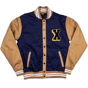 แจ็กเก็ตเบสบอลผ้าแห้งเร็วสำหรับผู้ชายเสื้อกันลมโพลี100% ีเอสเตอร์กันน้ำไซส์ใหญ่ความยาวปกติออกแบบได้ตามต้องการ - Product Image 1