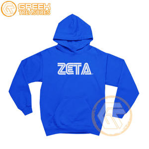 Zeta phi beta personnalisé sweat à capuche brodé en molleton de coton sororité pull de haute qualité vêtements grecs plus beaux sweats à capuche pour femmes - Product Image 5