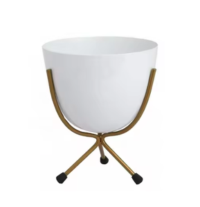 Jardinière en métal hautement décorative, finition noire mate, seau à fleurs, jardinière de jardin, décoration de sol, pot de fleurs - Product Image 5