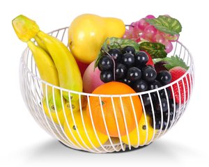 Atest design-cuenco de frutas de metal de alta calidad para decoración de mesa, cuenco de frutas de diseño moderno para cena, venta al por mayor - Product Image 1