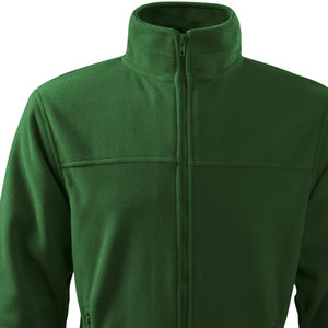 Veste en polaire personnalisée pour homme, couleurs personnalisées, 240 GSM, couche intermédiaire thermique résistante |   Broderie de précision de qualité supérieure, conçue par OEM - Product Image 4
