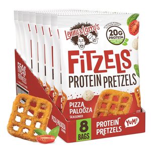 Lenny & Larry's FITZELS <b>Protein</b> Pretzels (Pizza Palooza) 8 Individual Bags 3 oz Each - Product Image 4