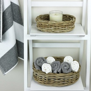 Set Of 3 Rattan Oval <b>Wicker</b> <b>Storage</b> <b>Baskets</b> Handmade <b>Storage</b> <b>Baskets</b> Natural Rattan Modern Multifunction Made in Viet Nam - Product Image 4