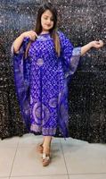Robe caftan en coton pour femmes couleurs assorties imprimés couverture de plage Kimono manches courtes motif gland grande taille cadeau parfait pour