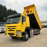 Camions à benne basculante Sinotruk Howo d'occasion à bas prix 10 roues 6x4 Hw76 Cab 30 tonnes Camion lourd pour l'Afrique