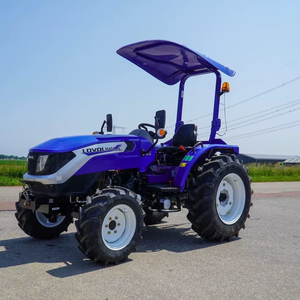 Tracteur à roues diesel LOVOL M404R 40 ch 4x4 avec ROPS, état neuf, moteur 4 roues motrices, boîte de vitesses, pompe, roulement, composants principaux - Product Image 1