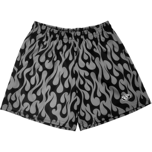Men's Double-<b>Layer</b> Designer Mesh Shorts with Custom Logo Solid Pattern Eco-Friendly Summer All-Print Blank Short - Product Image 2