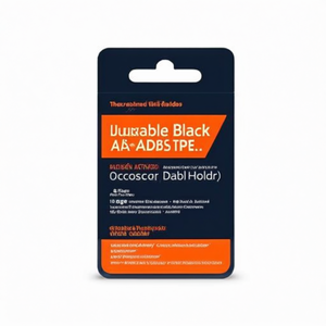 Porte-badge en plastique ABS/TPE noir durable, 10 pièces/paquet, accessoire, produit durable - Product Image 2