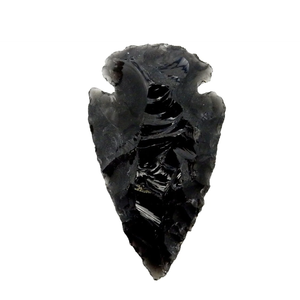 Agate noire naturelle haute pointe de flèche pierre naturelle pierre précieuse Agate de guérison pointes de flèche en cristal grossiste de pointe de flèche de guérison - Product Image 4