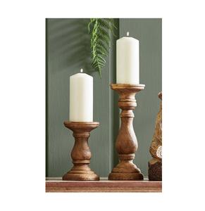 Portavelas decorativo de diseño estándar para el hogar, candelabro de madera de la mejor calidad a buen precio de proveedores mayoristas - Product Image 1