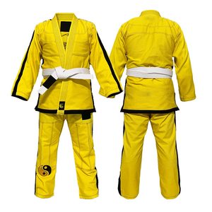 2023 servicio OEM ODM cómodos adultos Jiu Jitsu BJJ uniformes de alta calidad duradero 100% algodón personalizado ropa de artes marciales - Product Image 1