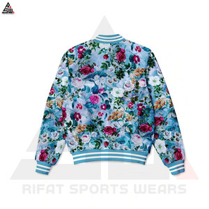 New Style Customized Winter Bomber <b>Jacket</b> with High Quality Sublimation Printing Front Logo Design Windproof <b>Men's</b> - Product Image 3
