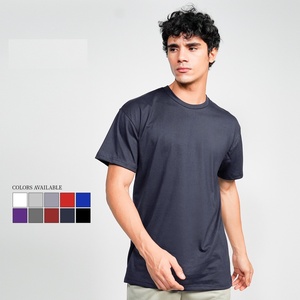 Colección de camisetas de talla grande para hombre de Color sólido a la moda 2024, diseño de hombros caídos, tejido de Jersey de peso pesado, fabricante en blanco - Product Image 1