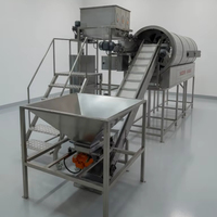 SUISER MAKINE RVS Kruiden- en sausmachine met koeltunnel 250-350kg/u