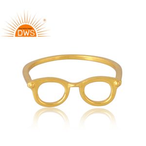 Anillo de Plata de Ley 925 chapado en oro de 18 quilates, joyería fina Demi para mujer, regalo para ella - Product Image 3