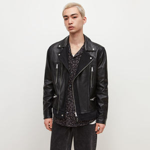 แจ็กเก็ตหนังแกะของผู้ชายคุณภาพสูงพร้อมพิมพ์โลโก้ตามสั่งตัวเลือกสีที่แตกต่างกัน - Product Image 1