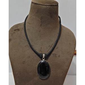 Collar de ónix negro de Plata de Ley 925, colgante de piedras preciosas hecho a mano, regalo de moda para su NL0007-GS - Product Image 5