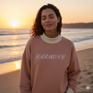Sudadera Personalizada con Bordado y Estampado para Mujer, Cuello Alto, Oversize, Ecológica, Transpirable, de Forro Polar para Invierno - Product Image 2