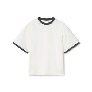 Heavy Cotton <b>Summer</b> T-<b>shirts</b> 300gsm Men O-Neck Short Sleeve T <b>Shirt</b> Solid Color Casual Unisex Basic Oversized Ringer T <b>Shirt</b> - Product Image 2