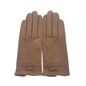 Gants en cuir Service OEM Gants en cuir de haute qualité pour unisexe Nouvelle arrivée Gants en cuir à doigts entiers à vendre. - Product Image 2